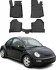 1998-2005 Volkswagen New Beetle, vloermatten, TPE, zwart, Productafbeelding-voorbeeld 1