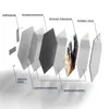 DEQORI Glasbild Echtglas 55x48 cm 'Profil einer Kriegerin' Produktbild-Vorschau 6