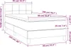 Boxspringbett mit Matratze & LED Rosa 90x200 cm Samt Produktbild-Vorschau 7
