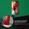 Wanduhr Leinwand Bild Uhr Geräuschlos 30x60 Kunst Abstrakte Produktbild-Vorschau 5
