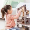Navaris Puppenhaus aus Holz - inkl. 11x Möbel 4X Zubehör - Produktbild-Vorschau 2