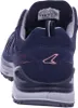 The back view of a blue LOWA hiking shoe. Voir les images du produit