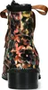 Laura Vita Damen Stiefelette Blumenmuster Satinband Produktbild-Vorschau 3