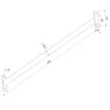 TRIBECCO® Barre fixe barre de gymnastique barre de Voir les images du produit 2