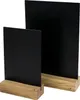 HMF 46450 Tischaufsteller Kreidetafel mit Holzfuss, DIN A6 Produktbild-Vorschau 6
