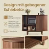 VASAGLE Sideboard mit Schiebetüren und Abgerundeten Ecken, Produktbild-Vorschau 6