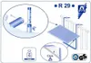 ALCO Suspension pour balcon. 100x50 blanc Plaque plastique Voir les images du produit 4