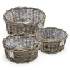 Rattan Pflanzschale im 3er Set - ca. Ø 21 / 26 / 30 cm - Produktbild-Vorschau 6