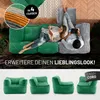 Pouf modulare Lumaland, forma quadrata, colore verde scuro, Anteprima dell’immagine prodotto 10