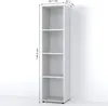 Scaffale Vicco Ludus Bianco 142.5 x 36.2 cm, Model 25328 Anteprima dell’immagine prodotto 3
