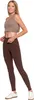 Gerippte Damen-Leggings Mit Hoher Taille Und Breitem Bund Produktbild-Vorschau 7