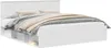 vidaXL Struttura letto con testiera bianca 200 x 200 cm in Anteprima dell’immagine prodotto 1