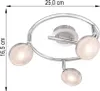 Globo Deckenleuchte Dl Nickel Matt, Chorm, Aluminium, 3Xled Produktbild-Vorschau 7
