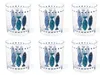 Excelsa set von 6 wasserglas Ocean glass 7,5x7,5x8,5 cm Podgląd zdjęcia produktu 1