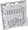 The back of a white electronic device with visible circuit boards and components. Produktbild-Vorschau