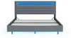 MODFU Lit Double 160x200 cm - Lit avec LED, Port USB et Voir les images du produit 8