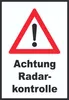 Achtung  Schild A5 Rückseite selbstklebend Produktbild-Vorschau 1
