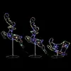 vidaXL Weihnachtsdeko LED Rentiere & Schlitten Acryl Produktbild-Vorschau 13