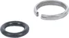 A black O-ring and a silver split ring are shown against a white background. Náhľad obrázku produktu