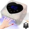 72W Nageltrockner UV LED Gel Lampe, Schnelllicht, 10S Produktbild-Vorschau 1