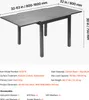 SucceBuy Ausziehbarer Terrassentisch Gartentisch Produktbild-Vorschau 7