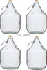 4 STÜCK Gärballon Flasche Glasballon Weinballon Glas Ballon Produktbild-Vorschau 1