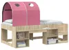 Bett-Tunnel für Kinder-Hochbetten 2 stk. Rosa Polyester Produktbild-Vorschau 2