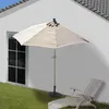 Parasol demi-rond Parla, demi-parasol balcon, UV 50+ Voir les images du produit 8