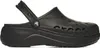 A studio shot of a black Crocs Baya Platform Clog. Produktbild-Vorschau
