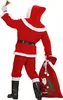 Flanell Santa Claus Kostüm komplett Weihnachtsmannkostüm Produktbild-Vorschau 3