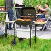 Outsunny Holzkohlegrill aus Stahl fahrbar Grillwagen mit Produktbild-Vorschau 2