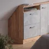 Mobile sottotetto Vicco Rion Calcestruzzo con 2 cassetti, Anteprima dell’immagine prodotto 6