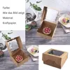 Braune Kraftpapier Geschenkboxen für Gebäck mit Produktbild-Vorschau 6