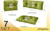 sunnypillow Palettenkissen für Palettenmöbel - 7er Set - Produktbild-Vorschau 2
