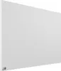 A white infrared heater is shown from a side angle against a white background. Produktbild-Vorschau