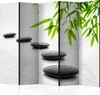 5-teiliger Einseitiger Vlies Paravent - Zen Stones II Produktbild-Vorschau 1