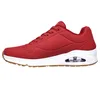 Skechers Herren Schnürschuhe Sportlich Gummisohle rot Produktbild-Vorschau 15