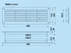 Türlüftungsgitter MV450/2 doppelseitig : weiß standard Produktbild-Vorschau 3