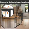 TRMLBE Kaminschutzgitter Schwarz 300cm,5‑teilig Produktbild-Vorschau 7