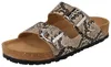 RIEKER Damen Pantolette beige Schlangenoptik Kunstleder Produktbild-Vorschau 8