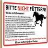 vianmo Holzschild 20x30 cm Bitte nicht füttern Pferde Produktbild-Vorschau 1