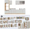 Küchenzeile Vicco R-Line Weiß Landhaus/Goldkraft Eiche 300 Produktbild-Vorschau 5