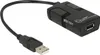 DeLOCK 62588, 0,15 m, USB A, USB A, Černá Náhled obrázku produktu 1