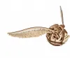 A wooden model of a Golden Snitch from Harry Potter, shown against a white background. Náhled obrázku produktu