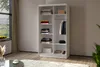 Schwebetürenschrank VOX 120 cm – Kleiderschrank mit Spiegel Produktbild-Vorschau 3