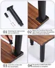 5 Möbelfüße Höhenverstellbar, Metall Furniture Foot, 18-34 Produktbild-Vorschau 4
