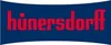 A dark blue rectangular banner with the brand name "hünersdorff" in red text. Anteprima dell’immagine prodotto