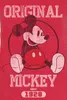 Mickey Mouse T-Shirt Damen Original rot meliert S Produktbild-Vorschau 3