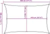 vidaXL Voile d'ombrage 160 g/m² Rectangulaire Orange 3x4,5 Voir les images du produit 8