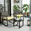Set da giardino BEALIFE in rattan PE composto da 3 pezzi Anteprima dell’immagine prodotto 5
